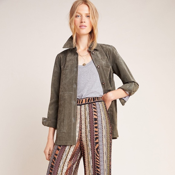 Anthropologie Jackets & Blazers - **SOLD** Anthropologie Suede Jacket